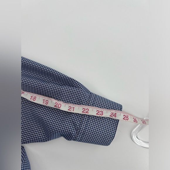 Society Of Threads Shirt Mens Size XL 17.5 Long Sleeve Button Up Contrast Collar - Picture 10 of 12